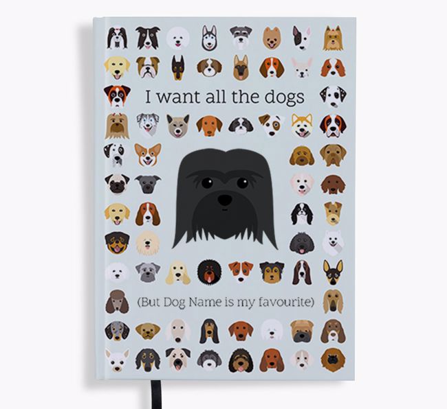 I Want All the Dogs: Personalised {breedFullName} Notebook
